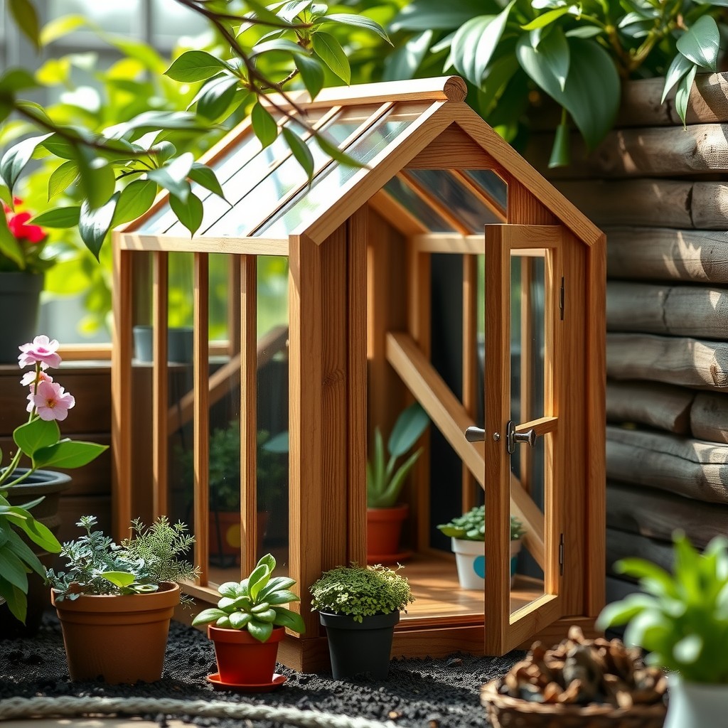 DIY projekti: kako napraviti mini plastenik